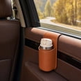 thumbnail image 3 of Neoargh 2 Pack Faux Leather Car Cup Holder Organizer, Drink Cupholder for Back Seat, Car Side Door, Headrest, Extra Automotive Cup Holders for Water Bottles, Tumblers & Coffee Mugs, 3 of 6