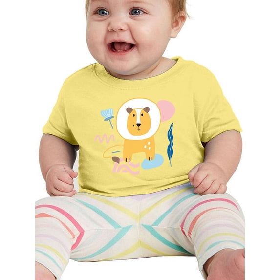 Funny Astronaut Lion T-Shirt Infant -Image by Shutterstock, 24 Months