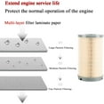 thumbnail image 3 of K37-1029 Fuel Filter Fits for 2015-2017 MX11 MX13 Peterbilt DAF Fits for Kenworth T2000 T660 T680 T700 T800 T880 W900Replaces K371029, K37-1011, K37-1012, PF46081, FS20172(Set of 6), 3 of 7