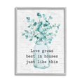 thumbnail image 3 of Stupell Industries Love Grows Best In Houses Blue Eucalyptus Plant, 24 x 30, Design by Lettered and Lined, 3 of 5