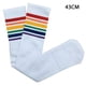 thumbnail image 5 of Qarigey Calcetines de tubo medio Transpirable Algodón puro Buena retención de calor Medias Diseño de rayas Absorbente de sudor para niños Medias tipo 47 Qarigey AP009517-47, 5 of 5