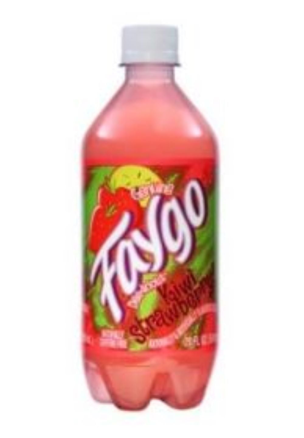 Faygo Kiwi Strawberry Soda Pop, 20 Oz Bottles, Quantity of 24