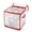 Red, variant on Simplify 27-Count Ornament Organizer Bin in Red, Plastic