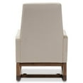 thumbnail image 4 of Allora Upholstered Rocker in Light Beige and Walnut, 4 of 5