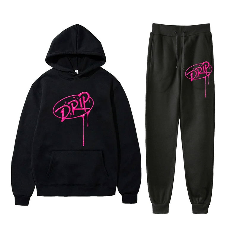 Kpop Babymonster Drip Logo Merch Hoodies Jogger Pants Cosplay