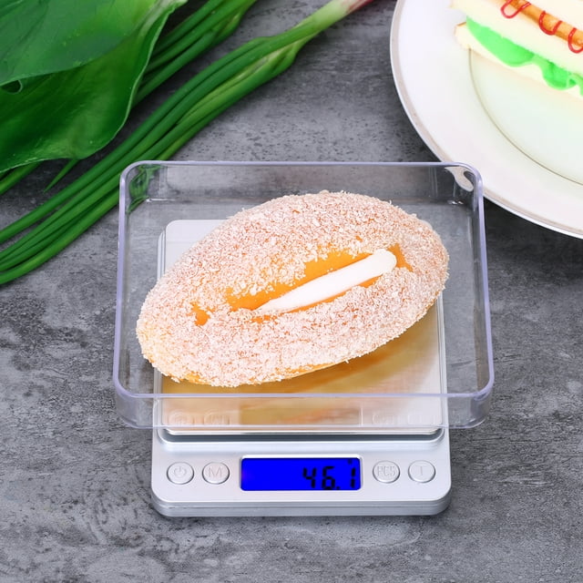 3000g/0.1g Accurate Kitchen Scale High-precision Jewelry Scale Mini Food Scale Electric Kitchen Scale with Two