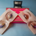 thumbnail image 7 of Grofry Makeup Practice Pad Realistic Teaching Soft Silicone Eyebrow Eye Shadow Eyelash 3D Practice Mannequin Training Supplies,Skin Color, 7 of 7