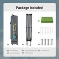 thumbnail image 2 of Alpha Joy 13'x13 Pop Up Canopy Tent Outdoor Event Camping Instant Tent with Roller Bag, Green, 2 of 8