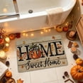 thumbnail image 4 of suore Fall Pumpkin Door Mat, Autumn Welcome Rug for Front Door, Pumpkin Leaf Design Door Mat, Removes Dirt Non Slip Backing, Thanksgiving Entryway Floor Mat for Porch Decor, 4 of 6