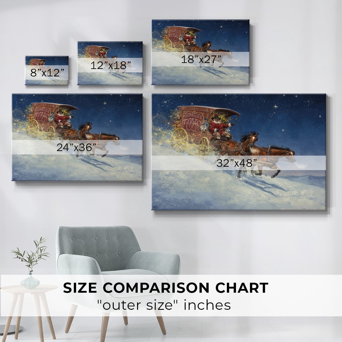 Nick of Time- Gallery Wrapped Canvas