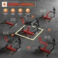 thumbnail image 3 of MITONOS Leg Extension and Curl Machine,4 in 1 Lower Body Workout Machine，Adjustable Leg Curl Machine,Leg Extension Machine with Exercise Bench,Home Gym Weight Machine with 100lb Plates, 3 of 7