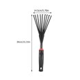 thumbnail image 2 of 2pcs Portable Gardening Hand Rake 9 Root Rake with Ergonomic Comfort Grip, 2 of 9