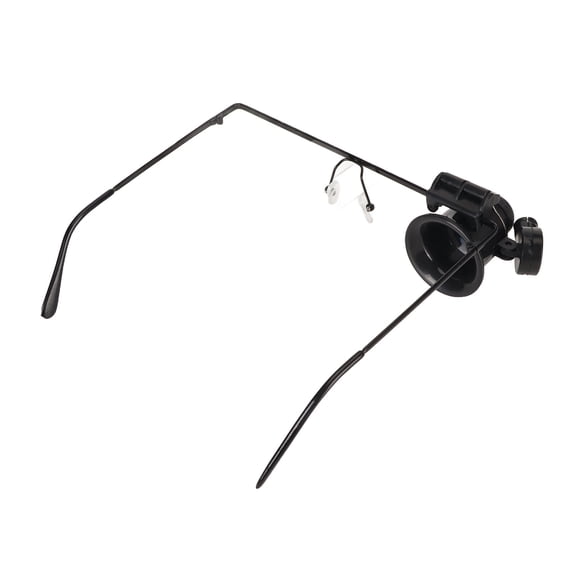 Lupa de reparación de relojes, lupa de 20X con lente única, lupa para gafas con luz LED para accesorios de reparación de relojes