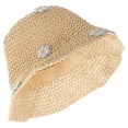 thumbnail image 6 of KAJNBN Large Brim Bucket Hat Chic Fisherman Hat for Women Sun Protection Beach Party Head Circumference 54-58cm 1Pcs, 6 of 8