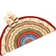 thumbnail image 1 of Semicircular Floor Carpet Mat Half Round Entrance Door Rug Non-slip Welcome Doormat For Patio Front Door, 1 of 1