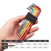 Allen Key Set L-Wrench Kit For Allen Screw 7PCS Long Arm Hex Key Set 1.5mm To 6mm Hexagon Spanner Hand Tools
