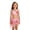##0-Pink330, variant on Tiijoy Girls 3-Piece Swimsuit Flower Bikini Set with Cover Up Skirt, Black, Sizes 9-10