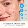 thumbnail image 3 of Pimple Patches for Face (504 Count), FSA Eligible Acne Patch Bulk, Zit Stickers 4 Sizes, Hydrocolloid Spot Stickers, Clear Acne Dots for Covering Zits, Blemishes and Breakouts, 3 of 9