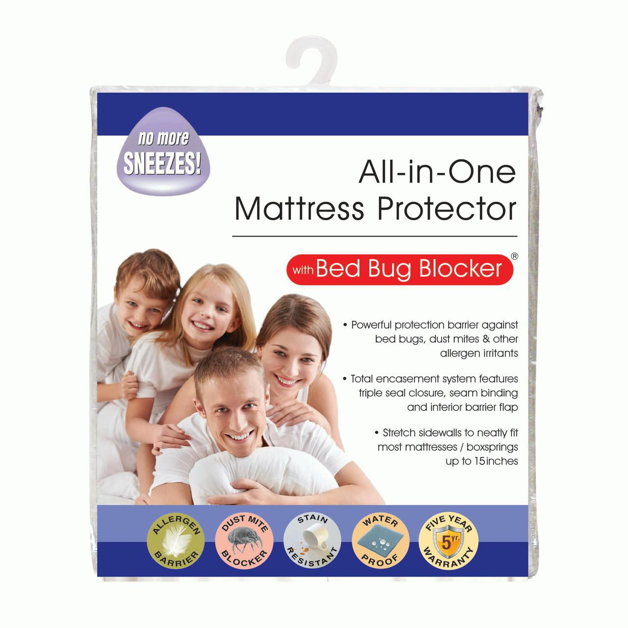 EXQ Home 100/% Bed Bug Proof Mattress Cover Twin Size Waterproof Mattress Protector Hypoallergenic 6-Sided Zippered Mattress Encasement Fits 9-12 inch