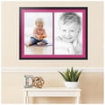 thumbnail image 2 of ArtToFrames Collage Photo Picture Frame with 2 - 16x24" Openings, Framed in Black with Tulip and Black Mats (CDM-3926-1422), 2 of 8