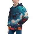thumbnail image 2 of Vsdgher Fantasy Underwater Adventure Hoodie Youth Classic Hooded Pullover Sweatshirts Essentials Hoodie for Children (s-xl)-Large, 2 of 6