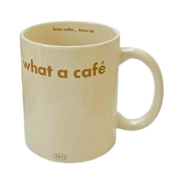 Tazas de porcelana esmaltada de 300 ml, novedosas y únicas, para café expreso o latte, de cerámica. cafetería