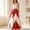 *Red, variant on ClodeEU Women's High Waisted Color Block Pleated A-Line Flared Maxi Skirt ,Flowy Casual Skirt Pink,Women's Plus L