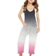 thumbnail image 1 of Odeerbi 5-14 Años Niñas Traje de Verano Gradiente Camisola Romper Casual Overalls Bib Pantalones Generales Con Bolsillos, 1 of 6