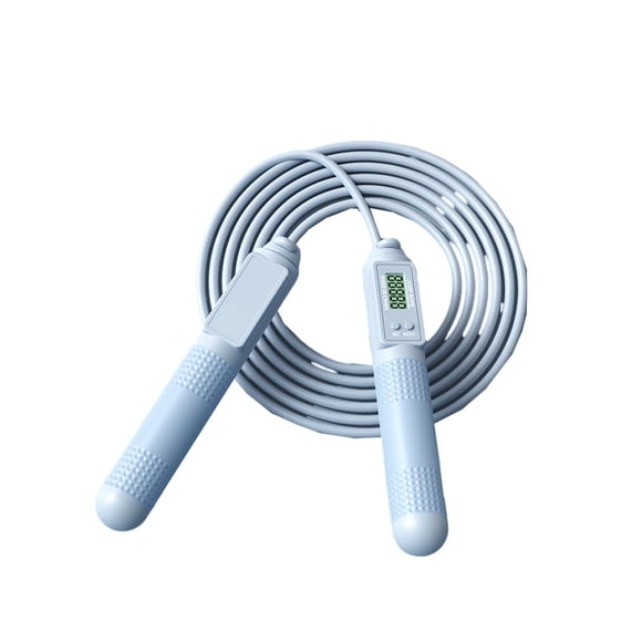 Cuerda para saltar Naiovety de PVC portátil antideslizante color sólido