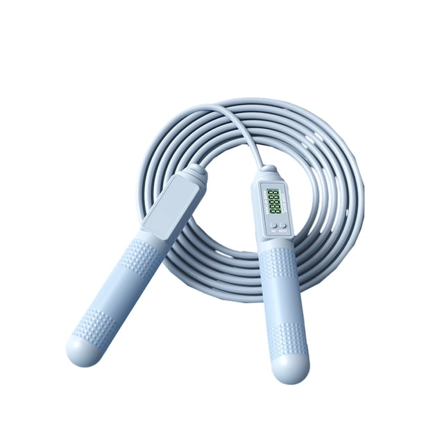 Cuerda para saltar Naiovety de PVC portátil antideslizante color sólido