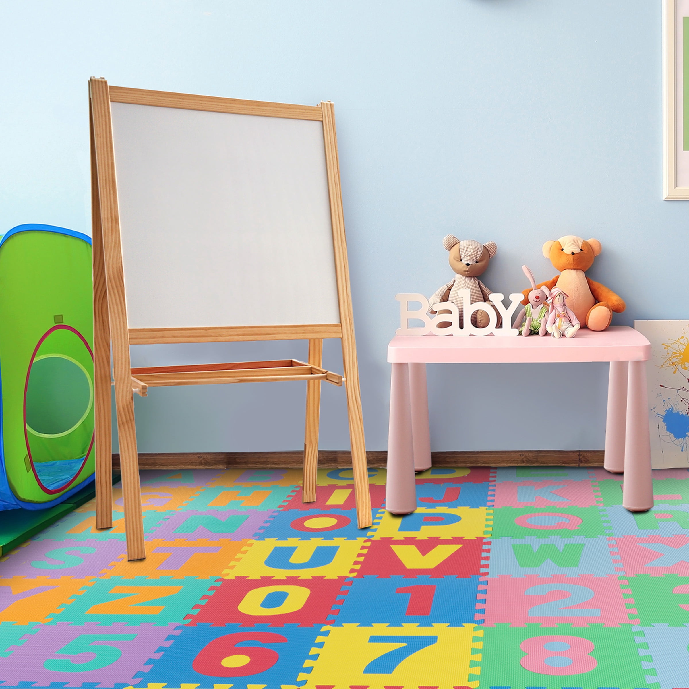 Trademark Games Kids' 96-Piece Foam Floor Puzzle Play Mat (Multicolored)