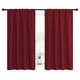 thumbnail image 2 of Cortinas NICETOWN Burgundy Blackout 107 x 137 cm, juego de 2, 2 of 9