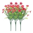 thumbnail image 1 of 3 Piezas De Flores Artificiales De Látex, Ramo De Novia Real, Decoración Del Hogar, Flores Artificiales, Flores Artificiales De Plástico Y Seda Para Exteriores, Decoración De Macetas Colgantes Para, 1 of 5