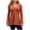 Orange, variant on Chbgutlmr Tops for Women Plus Size Lapel V Neck Lightfleece Long Sleeve Fall Comfy Button Tunic Blouses