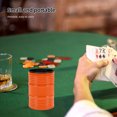 thumbnail image 2 of Miangastore Automatic Shaking Shaker Cup Dice Cup Orange Plastic 1Pack For Game Prop, 2 of 8