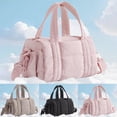 thumbnail image 4 of Versatile Shoulder Bag with Removable Strap Compact Mini Gym Crossbody Bag Lightweight Stylish Handbag Design for Women Everyday Use Travel and Sports Storage (9.84"x5.9"x5.9"), 4 of 4