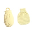 thumbnail image 3 of Bolsa de agua caliente de silicona con funda Bolsa de agua caliente portátil para niños Mujeres Gran regalo Calentador de pies de dibujos animados Beige, 3 of 8