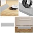 thumbnail image 1 of Tineasur 4pcs Grey Threshold Ramp Plastic Ramp Pad For Sweeping Robot Use, 1 of 8