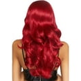 thumbnail image 2 of Leg Avenue 24" Misfit long wavy bang wig. Red Color, 2 of 3