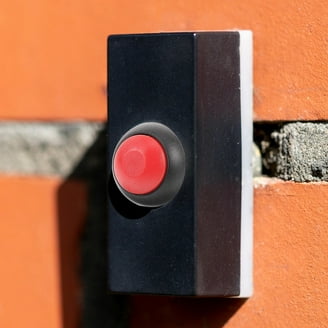 NICOR Lighting Two-Door Doorbell Chime with Two Lighted Rectangle