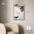 thumbnail image 5 of The Black Pulse I Canvas Minimalist Boho by Art Remedy, Gold Frame, 16" x 24", 5 of 7