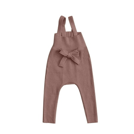 

koaiezne Baby Girls Boys Cotton Summer Autumn Ribbed Lace Long Pants Suspender Pants Size 24 Month Boys Pants Striped Pants Boys