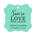 thumbnail image 1 of Darling Souvenir S'More Love For Later Tag Custom Favor Fancy Hang Tags -Mint Green-50 Tags, 1 of 1