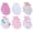 6 Pairs/G46, variant on RATIVE Newborn Baby Cotton Gloves Sleep Sleeping No Scratch Mittens Mitts Set for 0-6 Months Unisex Neutral Boys Girls (6 pairs/white)