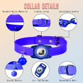 thumbnail image 3 of Collar azul para gato, collar Airtag para gato con soporte para Airtag y hebilla de seguridad, collar personalizado para gato, 3 of 5