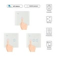 thumbnail image 4 of Wireless Switches WiFi Light Switch Smart Wall Compatible with Alexa Echo Google Home Assistant Control APP Touchable Light Switch Phone for iOS 1 2 3 Gang, 4 of 10