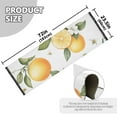 thumbnail image 5 of Yayeee Runner Rug for Bedroom 2'x6' Machine Washable Hallway Non Slip Mat, White Watercolor Oranges, 5 of 8