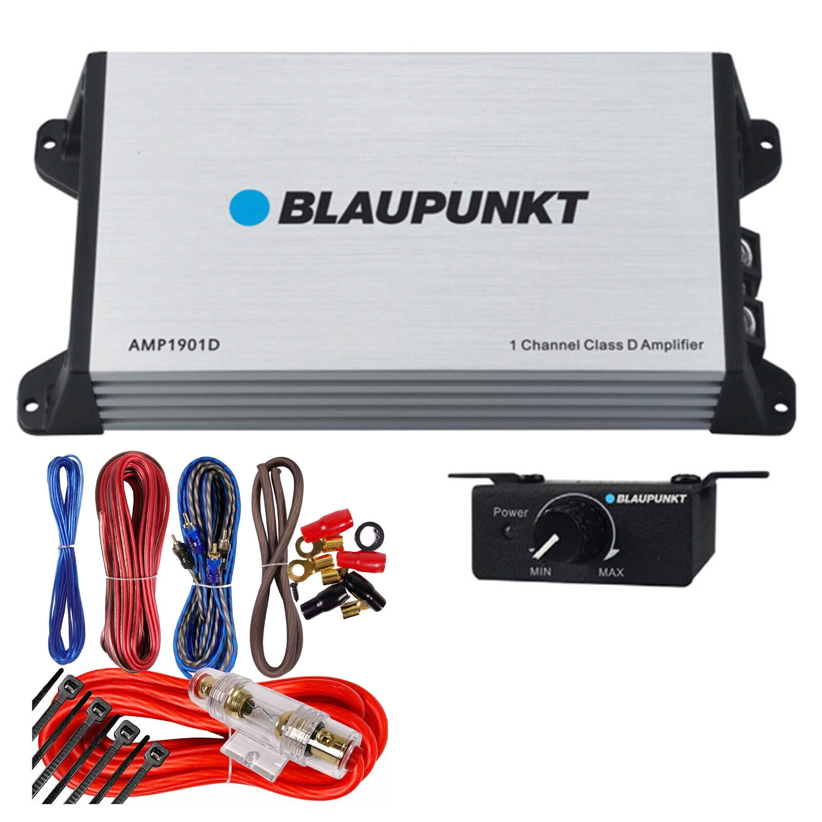 Blaupunkt AMP1901D 1Channel 2000 Watts Universal Car Amplifier Class D