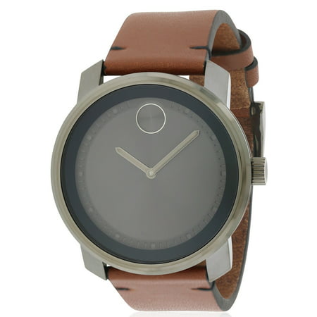 Movado Bold Leather Mens Watch 3600366