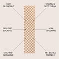thumbnail image 3 of JONATHAN Y WASHABLE 2 x 8 Runner Rug, Ainsley Cottage Checkerboard Washable - Gold/Cream, WSH126B-28, 3 of 7